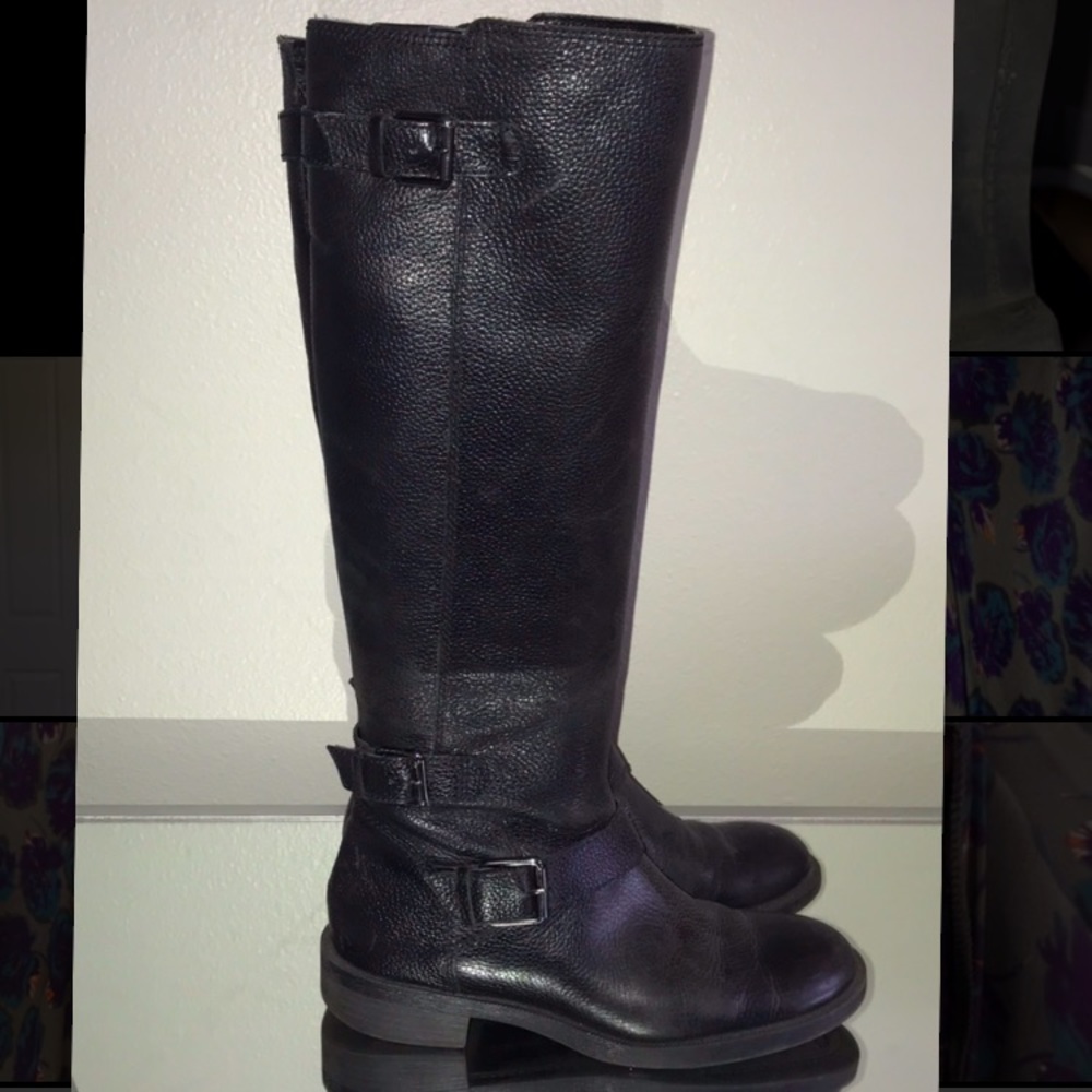 Below the Knee leather boots